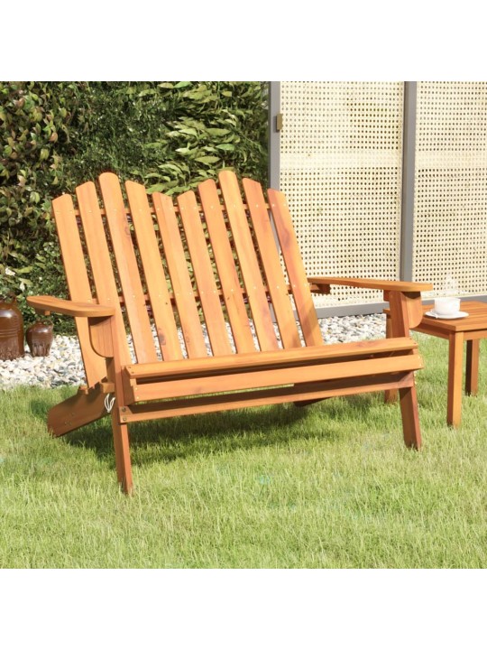 Zahradní lavice Adirondack 126 cm masivní akáciové dřevo