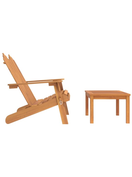 2dílná sada zahradního nábytku Adirondack masivní akácie