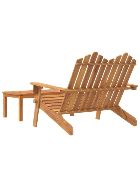 2dílná sada zahradního nábytku Adirondack masivní akácie