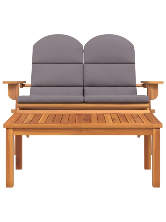 2dílná sada zahradního nábytku Adirondack masivní akácie