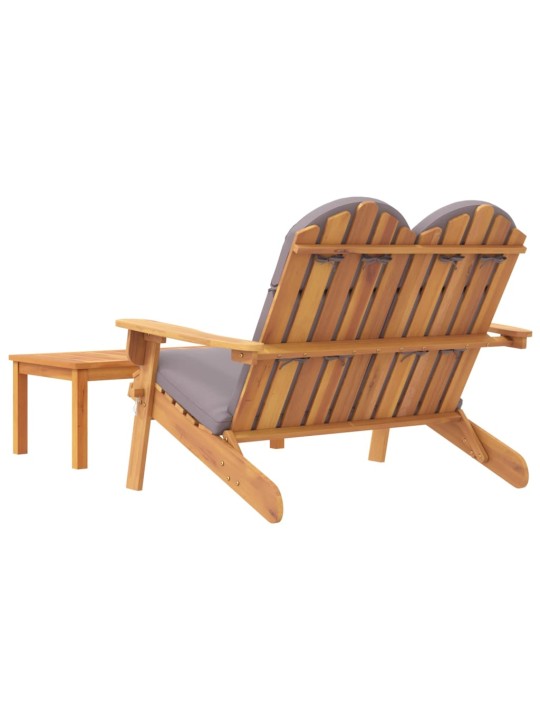 2dílná sada zahradního nábytku Adirondack masivní akácie