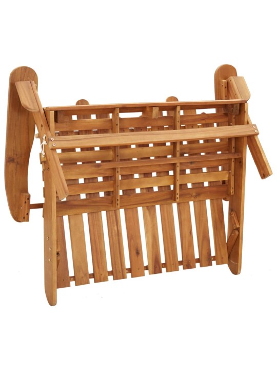 2dílná sada zahradního nábytku Adirondack masivní akácie
