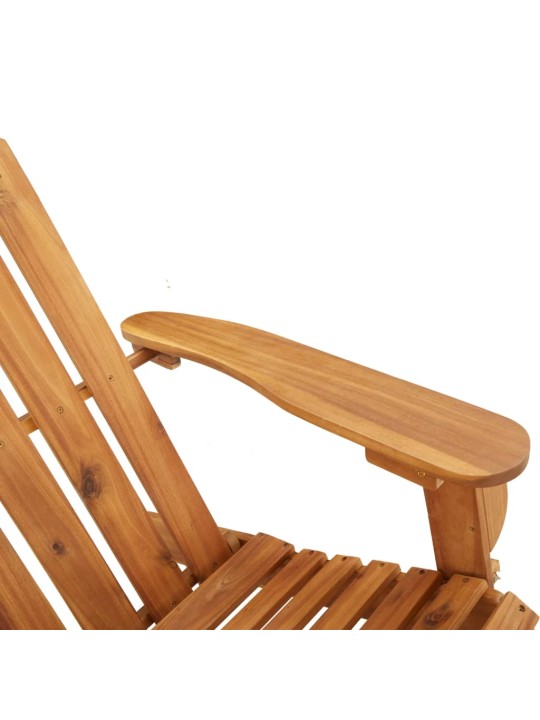 2dílná sada zahradního nábytku Adirondack masivní akácie