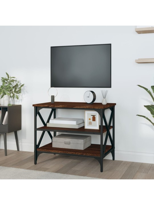 TV skříňka hnědý dub 60 x 40 x 50 cm kompozitní dřevo