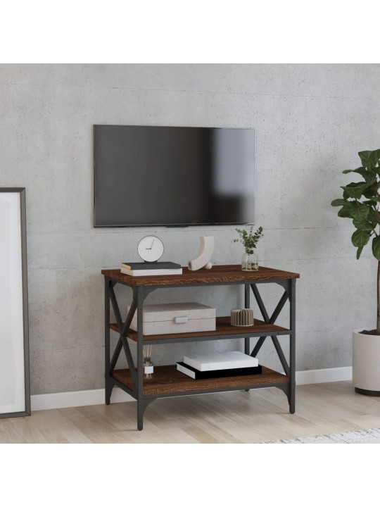TV skříňka hnědý dub 60 x 40 x 50 cm kompozitní dřevo