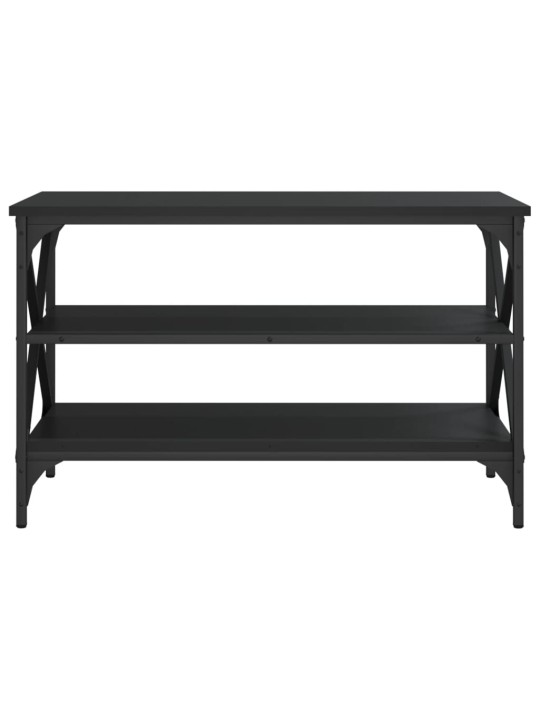 TV skříňka černá 80 x 40 x 50 cm kompozitní dřevo