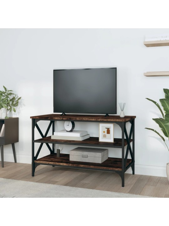 TV skříňka kouřový dub 80 x 40 x 50 cm kompozitní dřevo