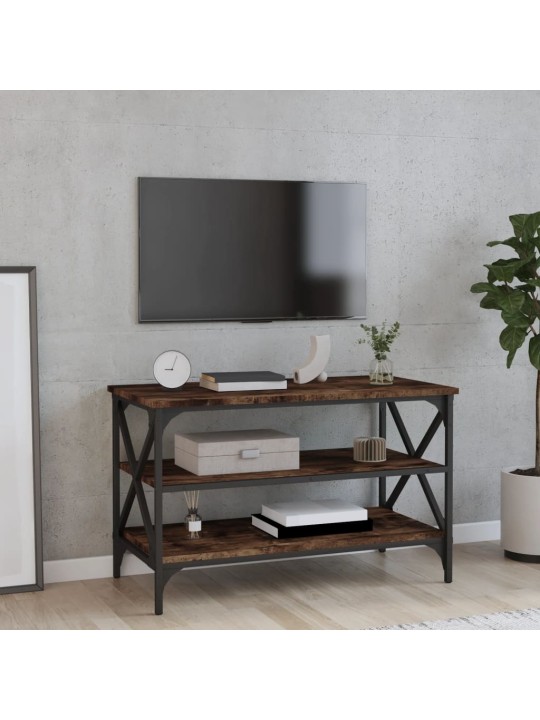TV skříňka kouřový dub 80 x 40 x 50 cm kompozitní dřevo