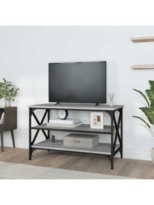 TV skříňka šedá sonoma 80 x 40 x 50 cm kompozitní dřevo