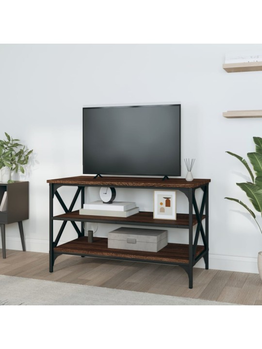 TV skříňka hnědý dub 80 x 40 x 50 cm kompozitní dřevo