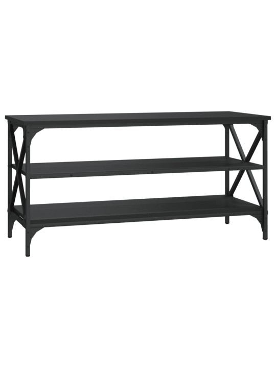 TV skříňka černá 100 x 40 x 50 cm kompozitní dřevo