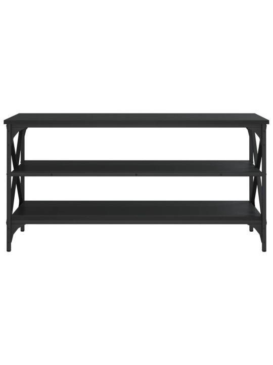 TV skříňka černá 100 x 40 x 50 cm kompozitní dřevo
