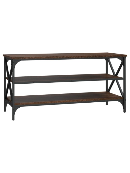TV skříňka hnědý dub 100 x 40 x 50 cm kompozitní dřevo