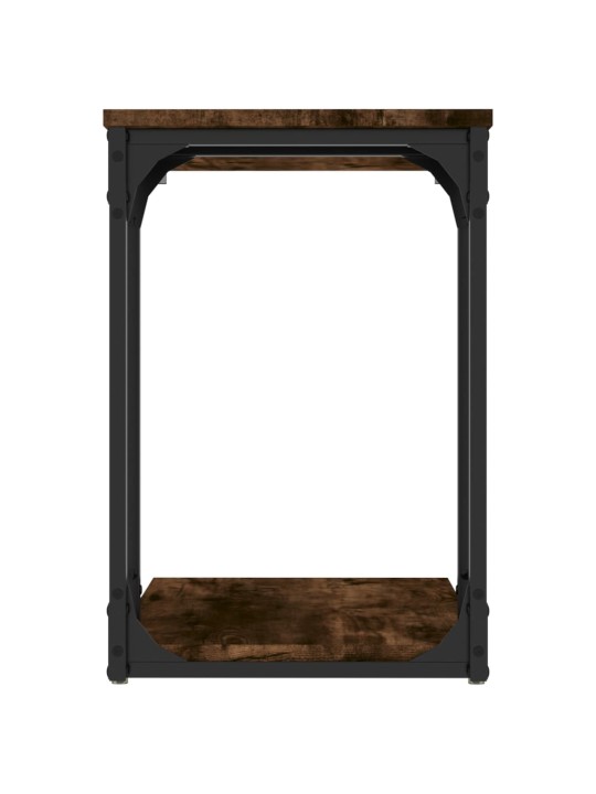 Odkládací stolek kouřový dub 50 x 35 x 52 cm kompozitní dřevo