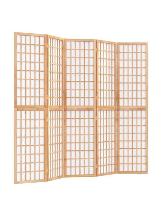 Skládací 5dílný paraván v japonském stylu 200 x 170 cm