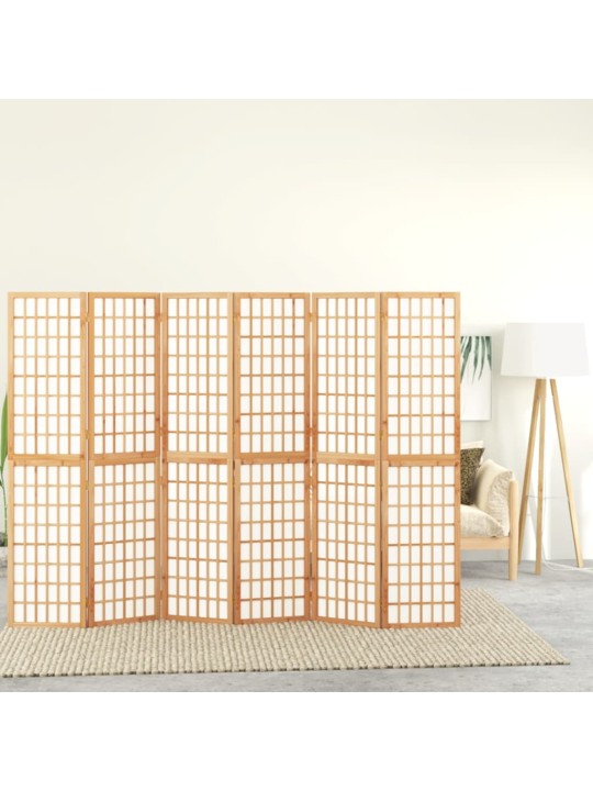 Skládací 6dílný paraván v japonském stylu 240 x 170 cm