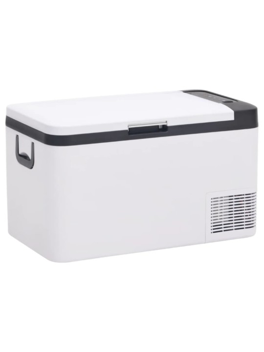 Chladicí box s rukojetí černý a bílý 18 l PP a PE