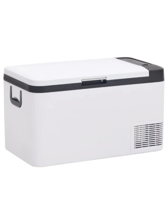 Chladicí box s rukojetí černý a bílý 18 l PP a PE