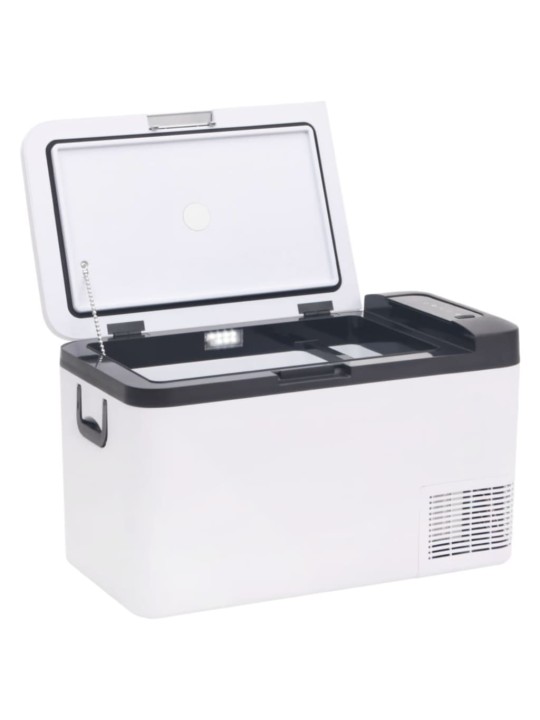 Chladicí box s rukojetí černý a bílý 18 l PP a PE
