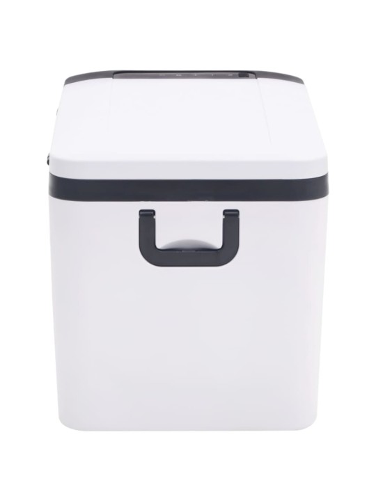 Chladicí box s rukojetí černý a bílý 25 l PP a PE