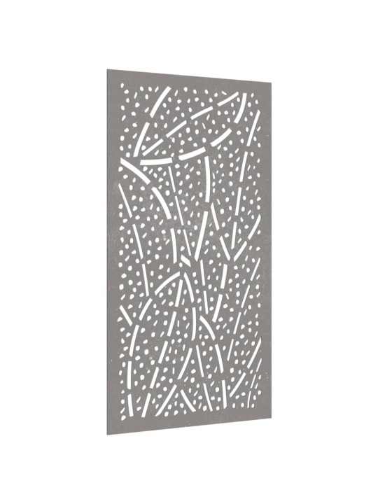 Zahradní nástěnná dekorace 105 x 55 cm cortenová ocel List