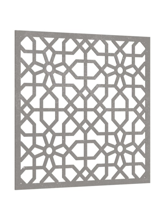 Zahradní nástěnná dekorace 55 x 55 cm corten Maurský design