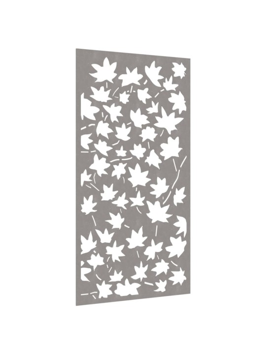 Zahradní nástěnná dekorace 105 x 55 cm corten Javorový list