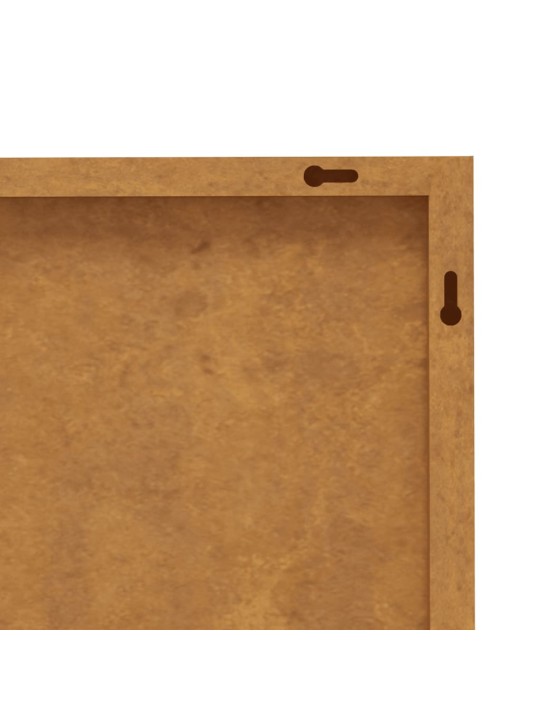Zahradní nástěnná dekorace 105 x 55 cm cortenová ocel Bambus