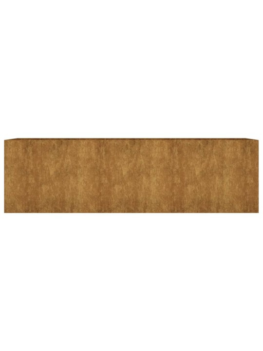 Zahradní vyvýšený záhon 280 x 80 x 80 cm cortenová ocel