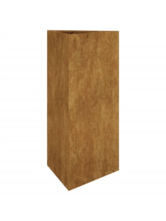 Zahradní truhlík 40 x 34,5 x 75 cm cortenová ocel