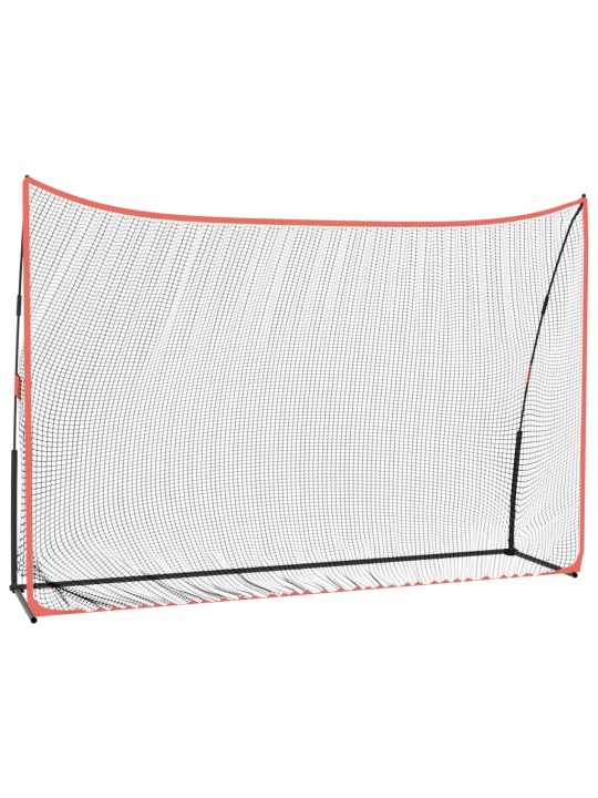 Golfová tréninková síť černá a červená 305x91x213 cm polyester