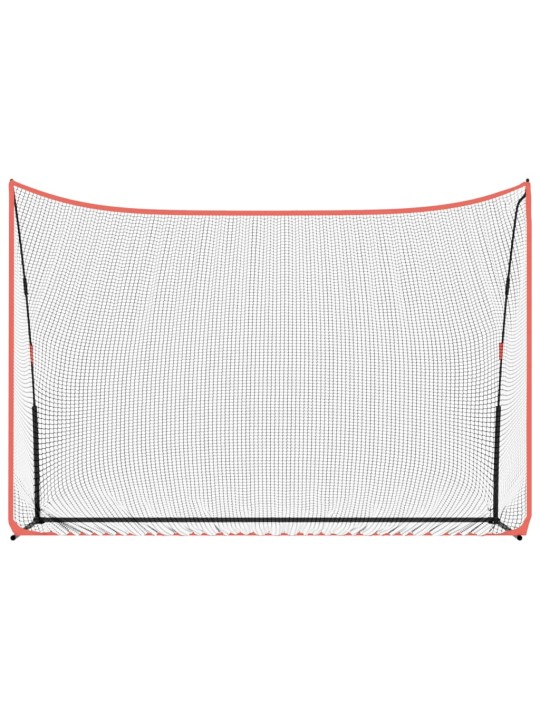 Golfová tréninková síť černá a červená 305x91x213 cm polyester