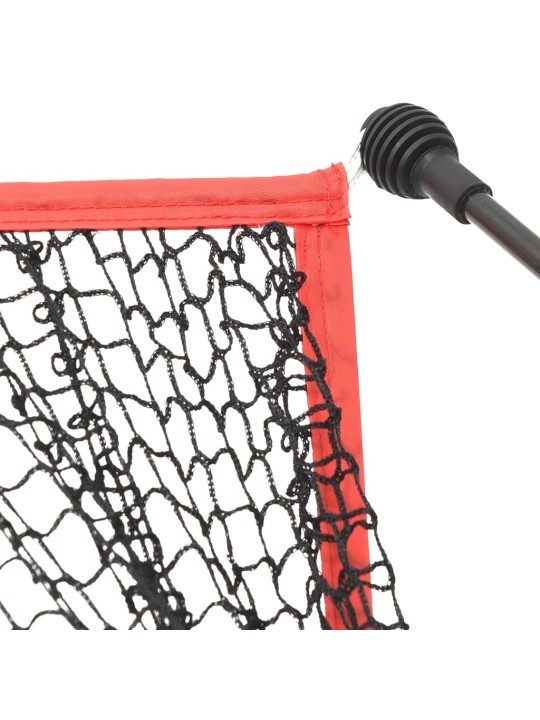 Golfová tréninková síť černá a červená 305x91x213 cm polyester