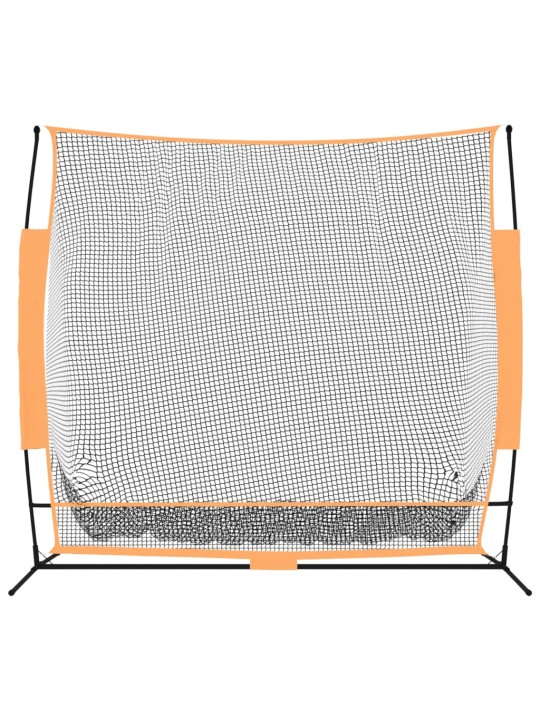 Golfová tréninková síť černá a červená 215x107x216 cm polyester