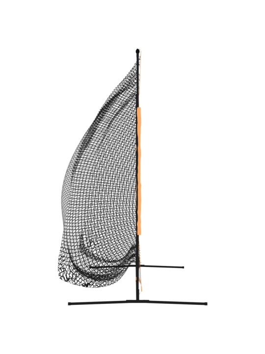 Golfová tréninková síť černá a červená 215x107x216 cm polyester
