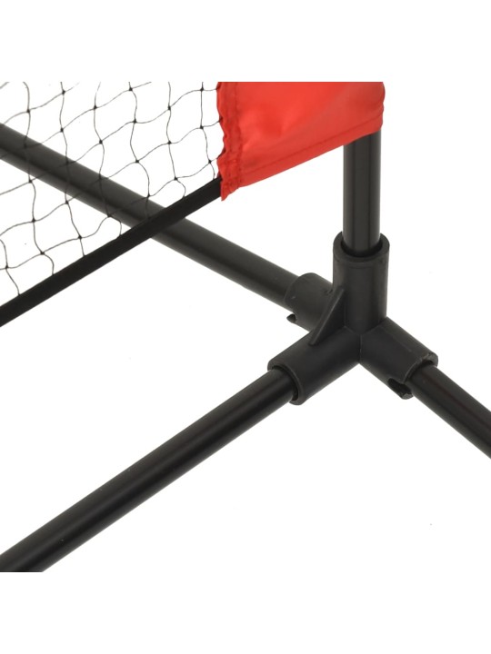 Tenisová síť černá a červená 300 x 100 x 87 cm polyester