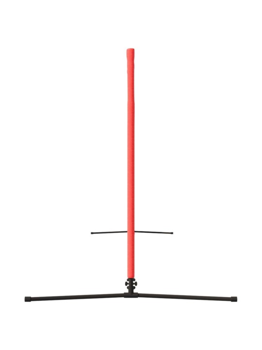Tenisová síť černá a červená 400 x 100 x 87 cm polyester