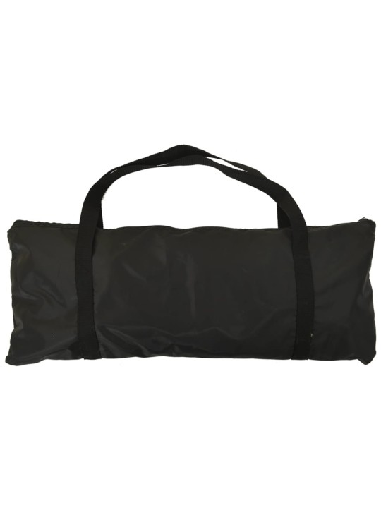 Fotbalový rebounder černý a žlutý 183 x 85 x 120 cm polyester