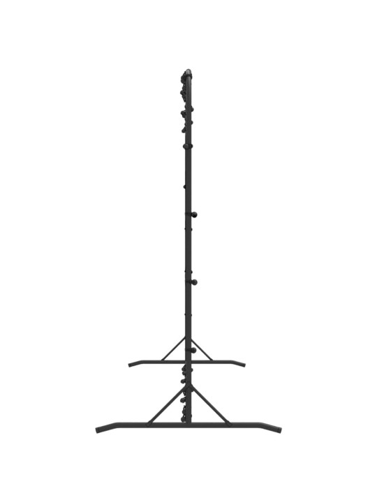 Fotbalový rebounder černý 366 x 90 x 183 cm HDPE