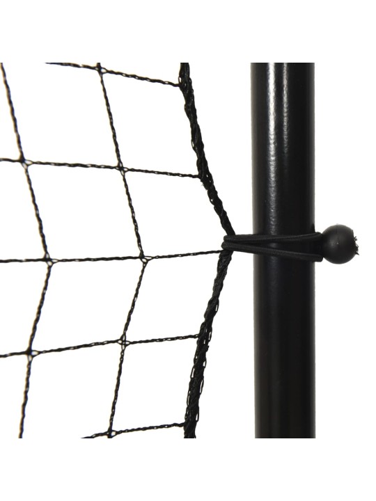 Fotbalový rebounder černý 366 x 90 x 183 cm HDPE