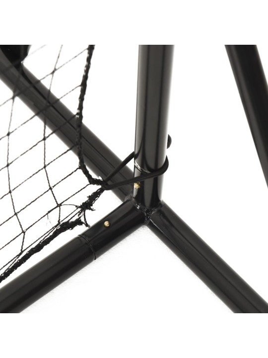 Fotbalový rebounder černý 366 x 90 x 183 cm HDPE