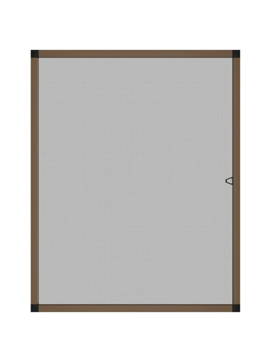 Okenní síť proti hmyzu hnědá 80 x 100 cm