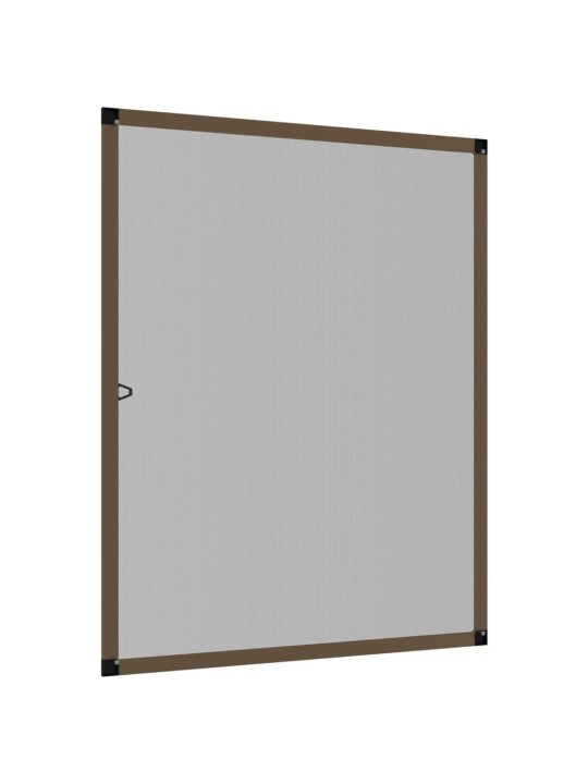 Okenní síť proti hmyzu hnědá 80 x 100 cm