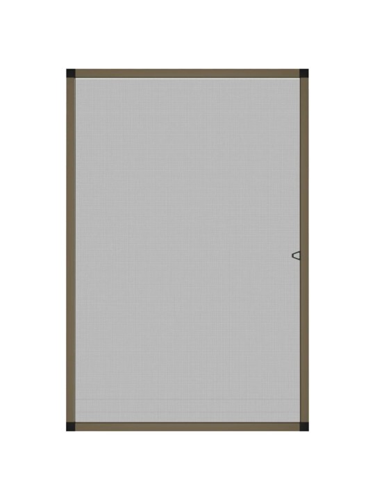 Okenní síť proti hmyzu hnědá 80 x 120 cm