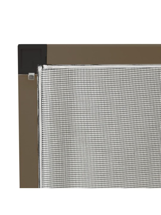 Okenní síť proti hmyzu hnědá 80 x 120 cm