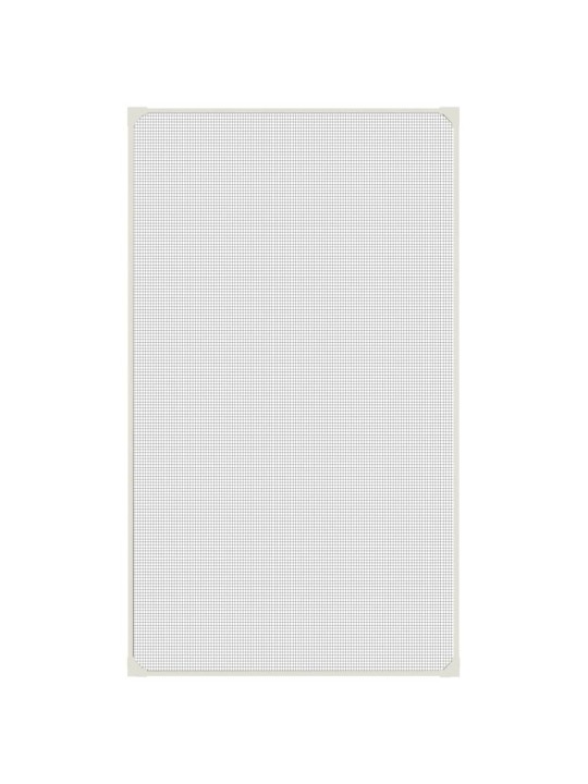 Magnetická okenní síť proti hmyzu bílá 80 x 140 cm