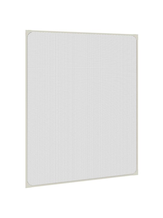 Magnetická okenní síť proti hmyzu bílá 100 x 120 cm
