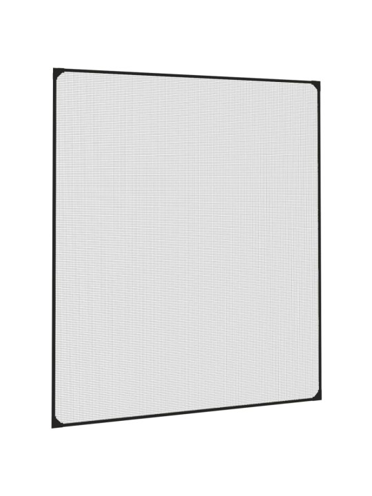 Magnetická okenní síť proti hmyzu antracitová 120 x 140 cm
