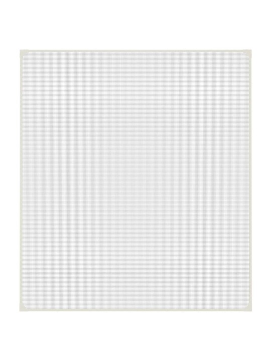 Magnetická okenní síť proti hmyzu bílá 130 x 150 cm