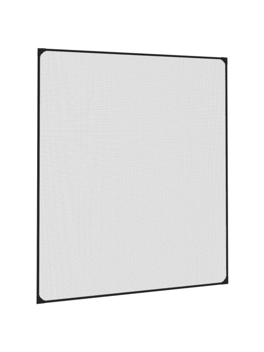 Magnetická okenní síť proti hmyzu antracitová 130 x 150 cm